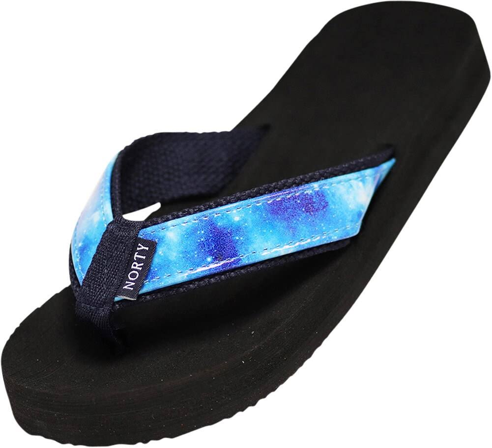 NORTY Womens Flip Flops Adult Female Thong Sandals, Indy Tie Dye
